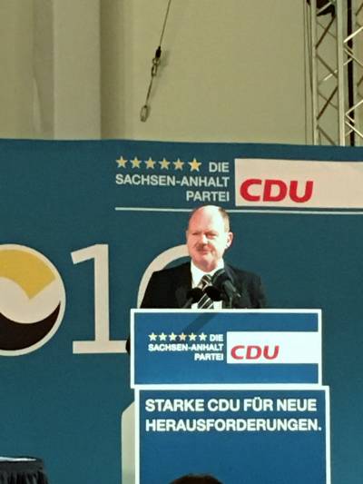 22.04. 2016: 26. auerordentlicher Landesparteitag in Magdeburg - 